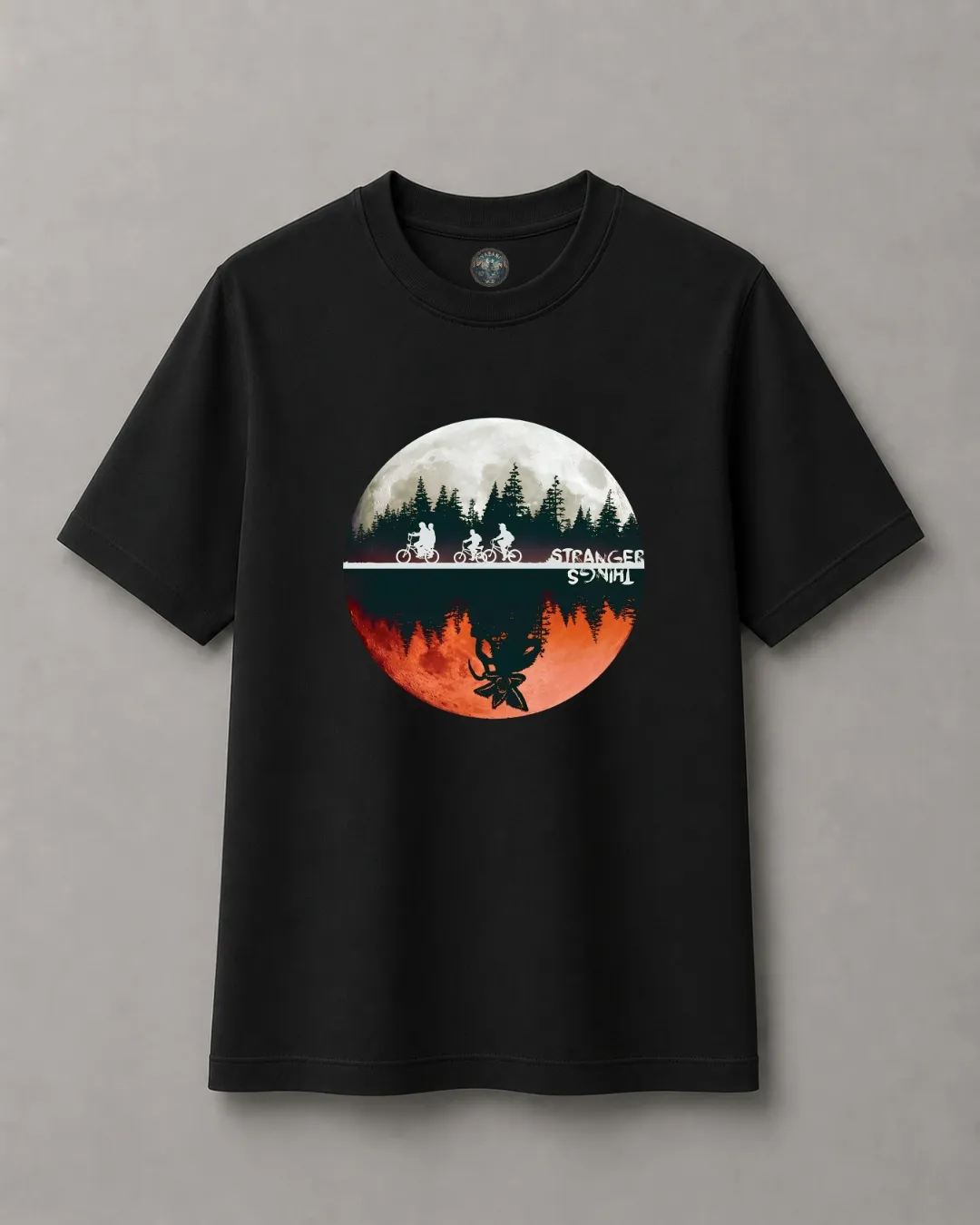 Dark clr Regular fit Upside Down Stranger Things - Image 1